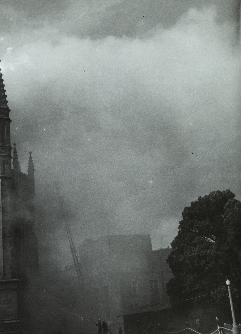 Old Wilson Hall Fire, University of Melbourne