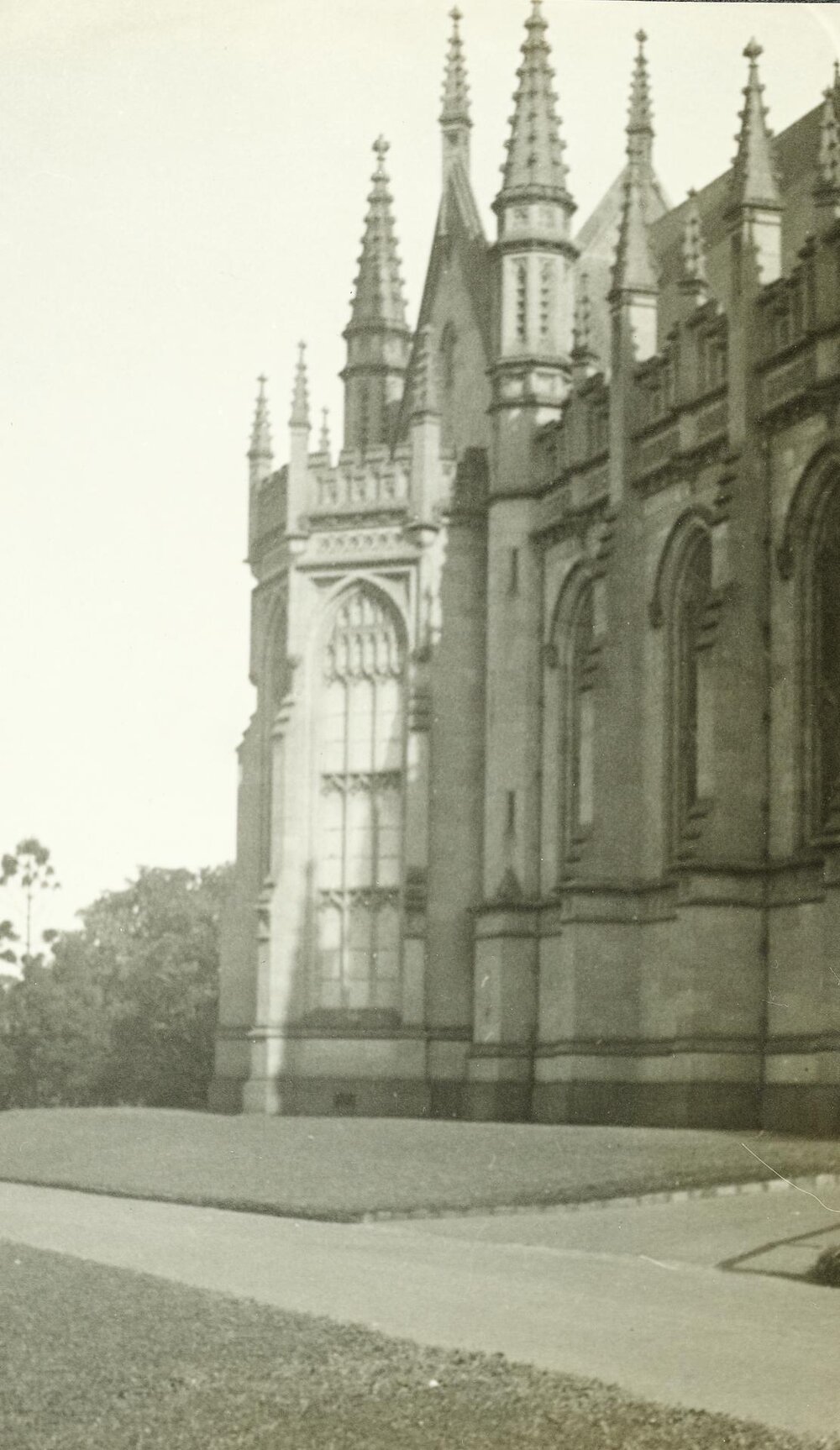 Old Wilson Hall, University of Melbourne, circa 1932.