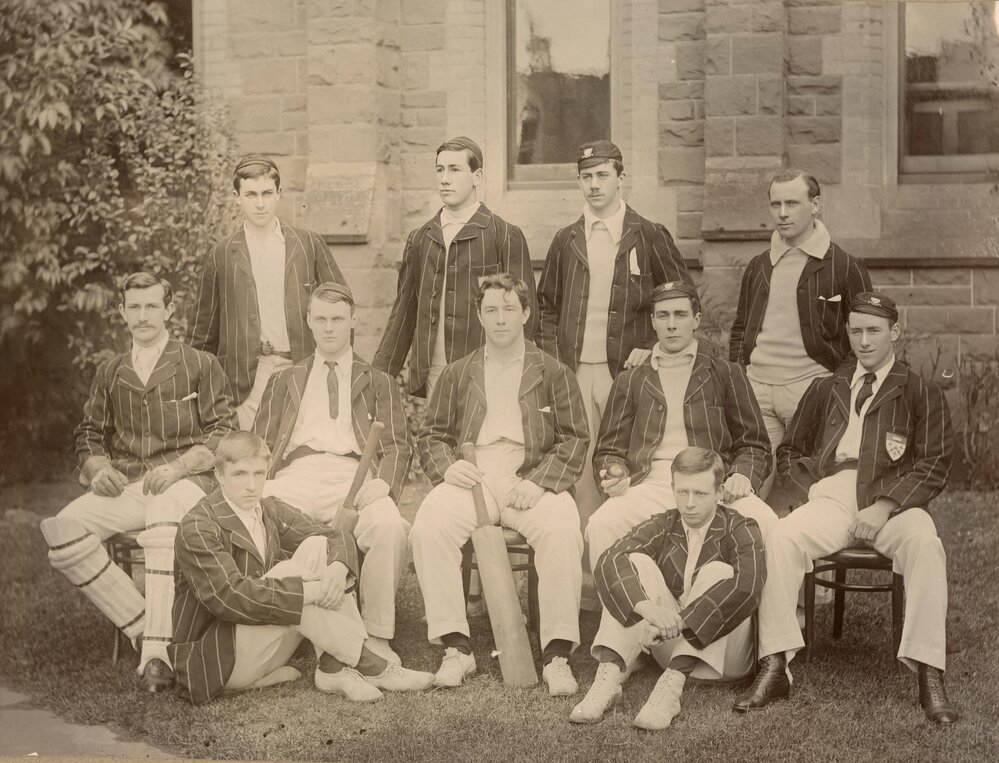 Ormond College cricket team, University of Melbourne, circa 1900.