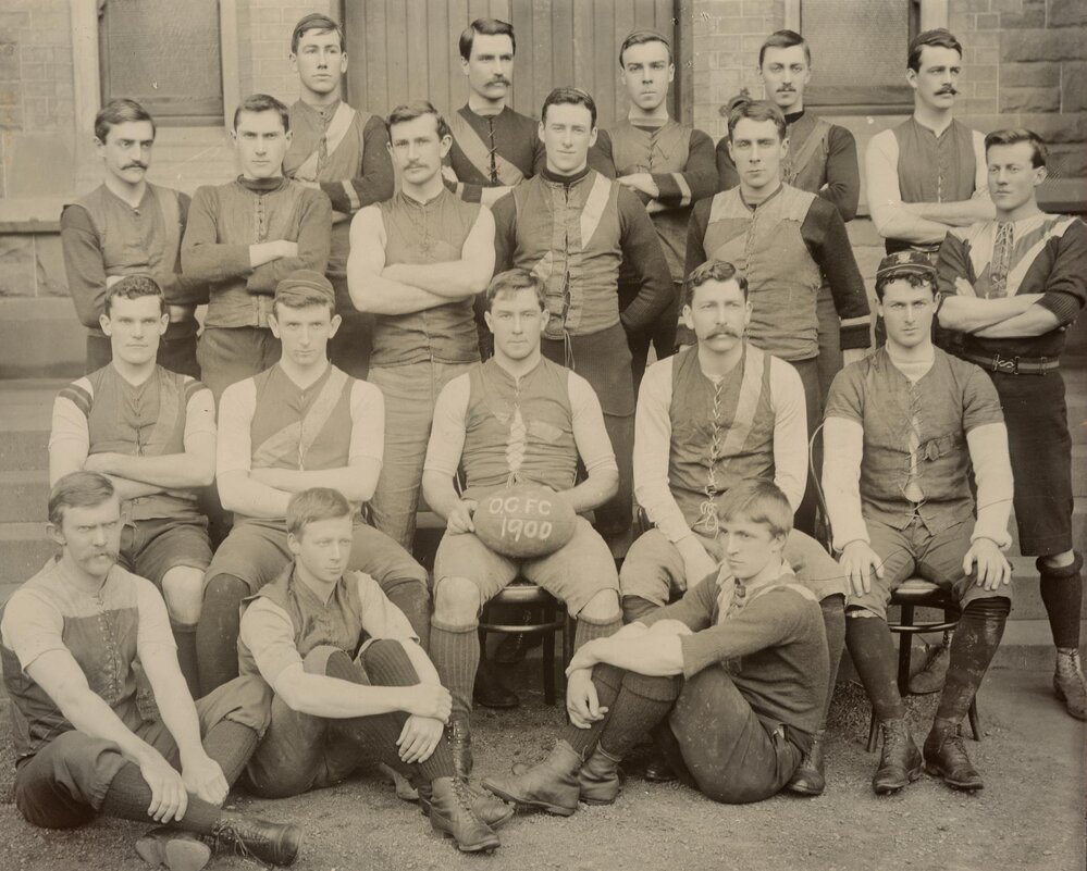 Ormond College football team, University of Melbourne, 1900.
