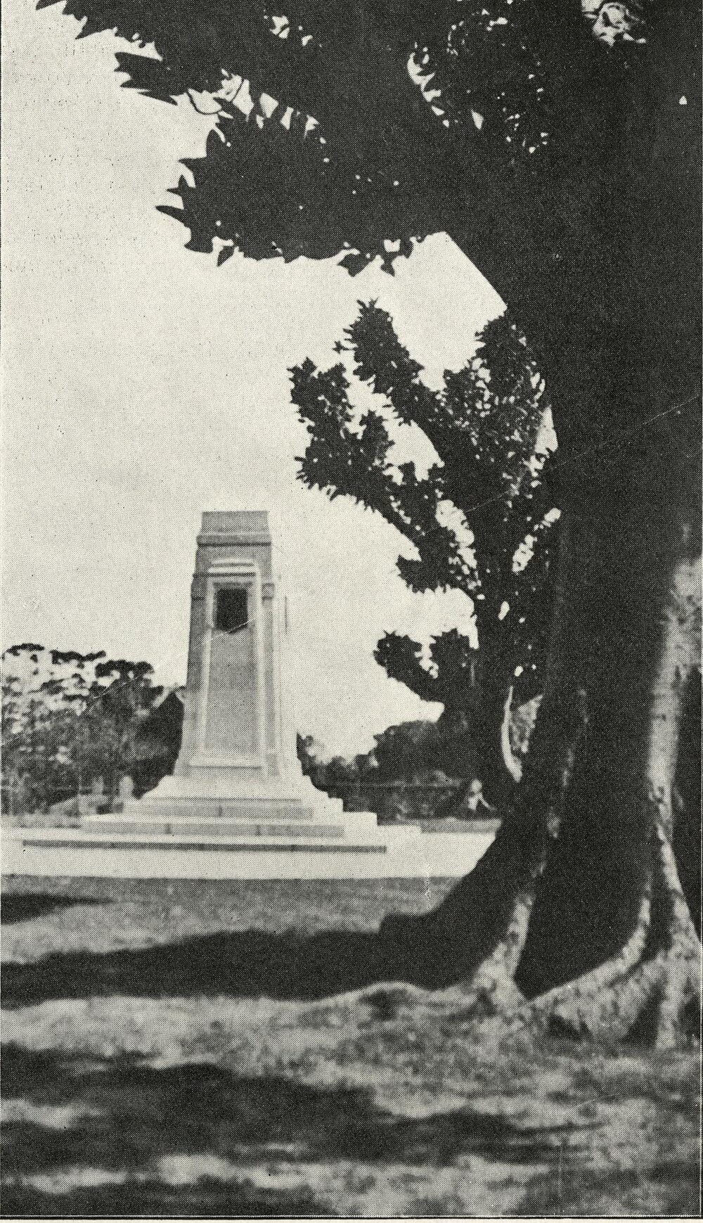 Our War Memorial, University of Melbourne, circa May 1926.