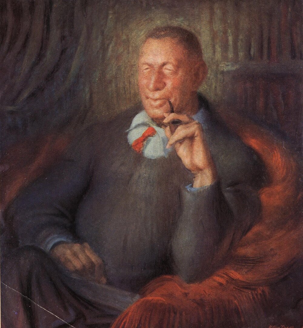 Portrait of Professor Lyndhurst Falkiner Giblin, University of Melbourne, circa 1945.