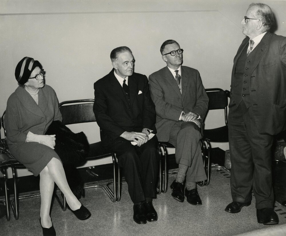 Presentation of portrait of Professor David Orme Masson, University of Melbourne, 22 May 1961.
