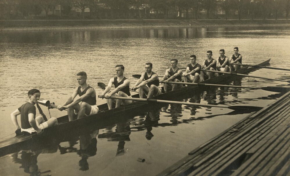 Queen's College Rowing Crew, University of Melbourne, 1926.