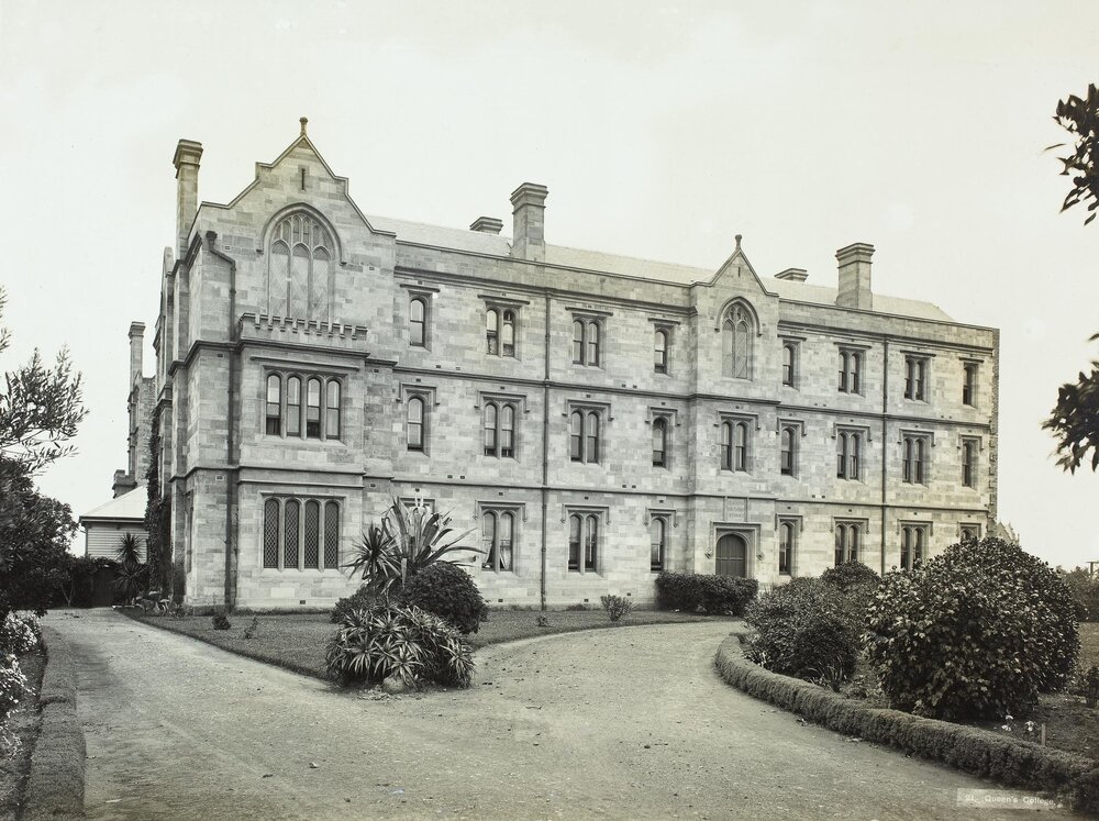 Queen's College, University of Melbourne, circa 1901.