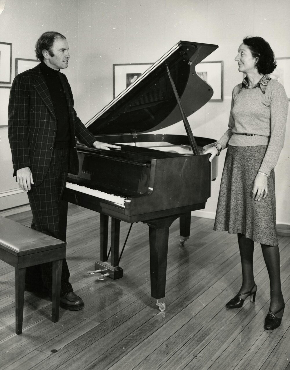 Ronald Farren Price and Betty Clarke, University of Melbourne, 1977.