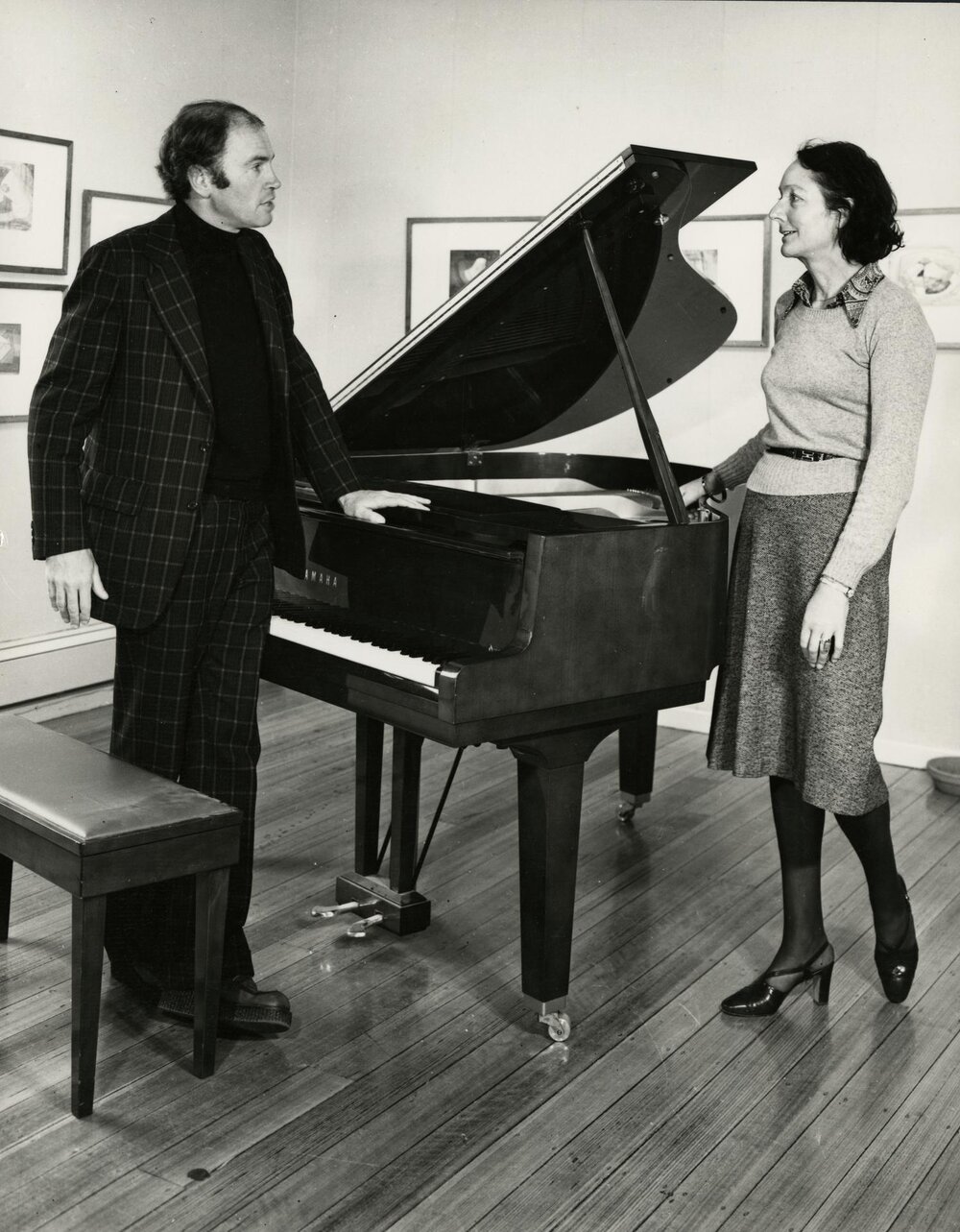 Ronald Farren Price and Betty Clarke, University of Melbourne, 1977.