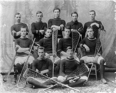Section A Melbourne University Lacrosse Team, 1903.