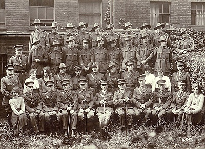 Staff of the Education Service of the Australian Imperial Force, September 1919.