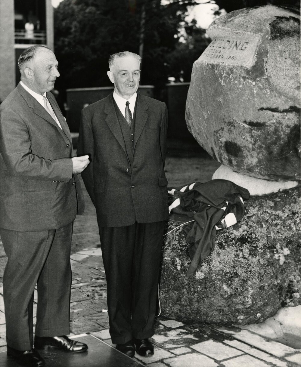 The Honourable Henry Bolte at the opening of Redmond Barry building, University of Melbourne, 22 November 1961.