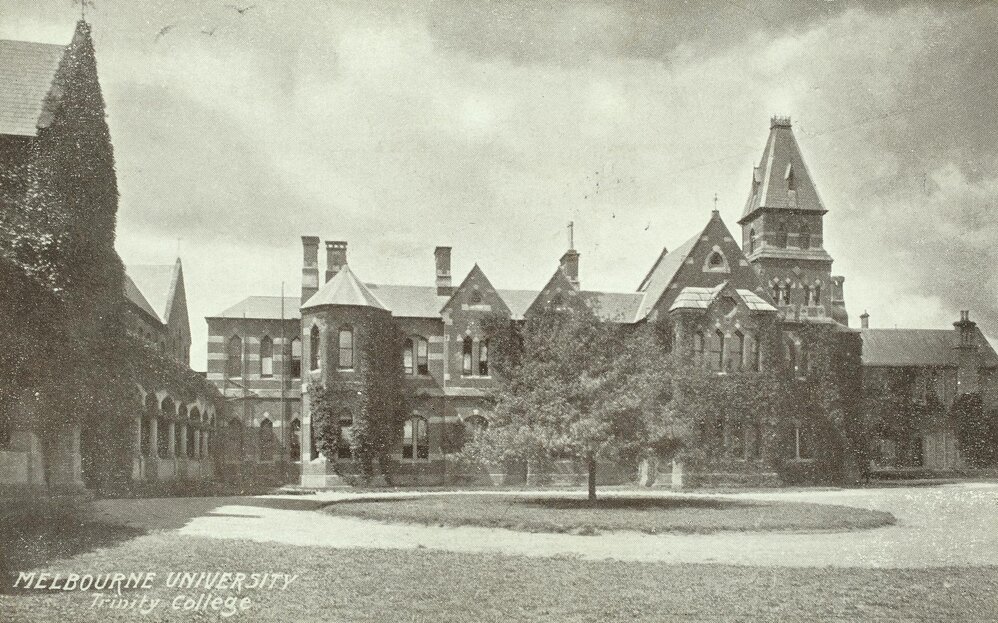 Trinity College, University of Melbourne, circa 1910.