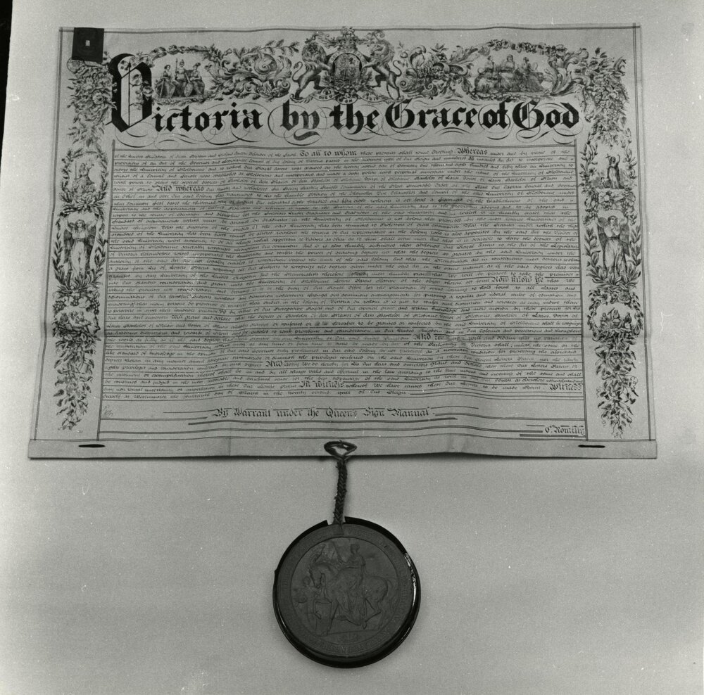 University Muniments - Letters Patent, 1859