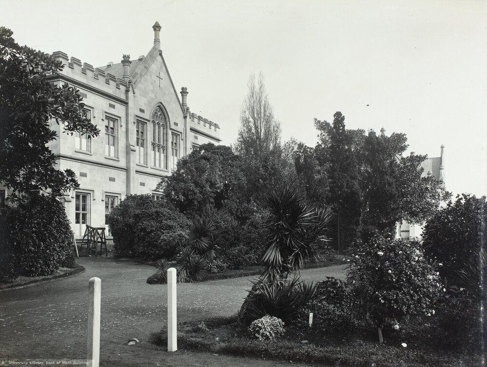 View of Old Library from north-east, University of Melbourne, circa 1901.