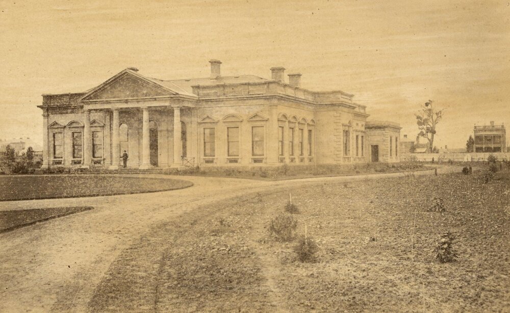 View of Old Medical School, University of Melbourne.