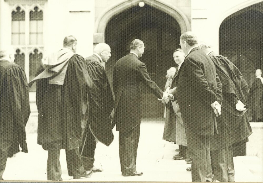 Visit of His Royal Highness the Duke of Gloucester, University of Melbourne, 7 November, 1934.