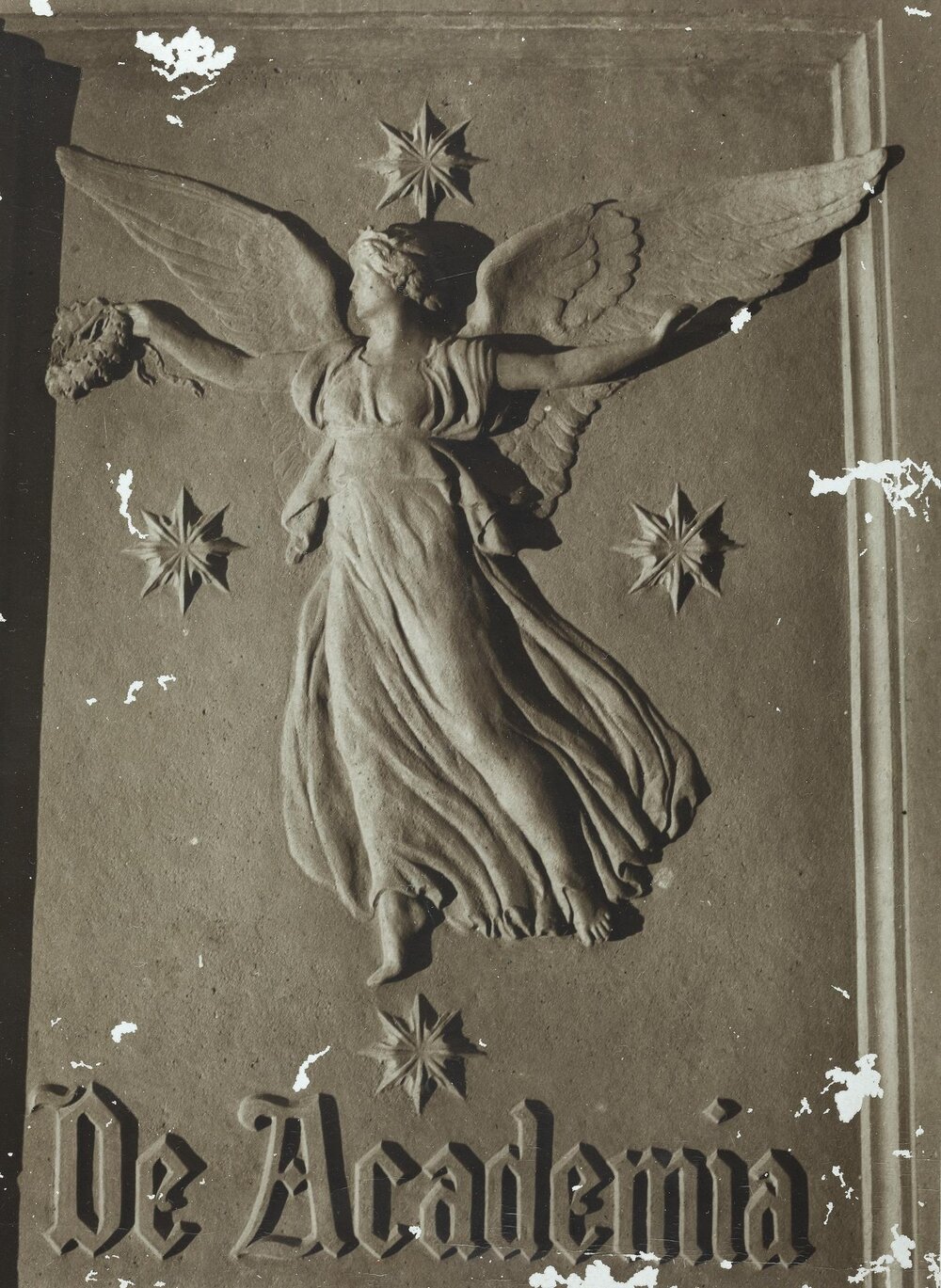 Winged victory coat of arms, University of Melbourne.