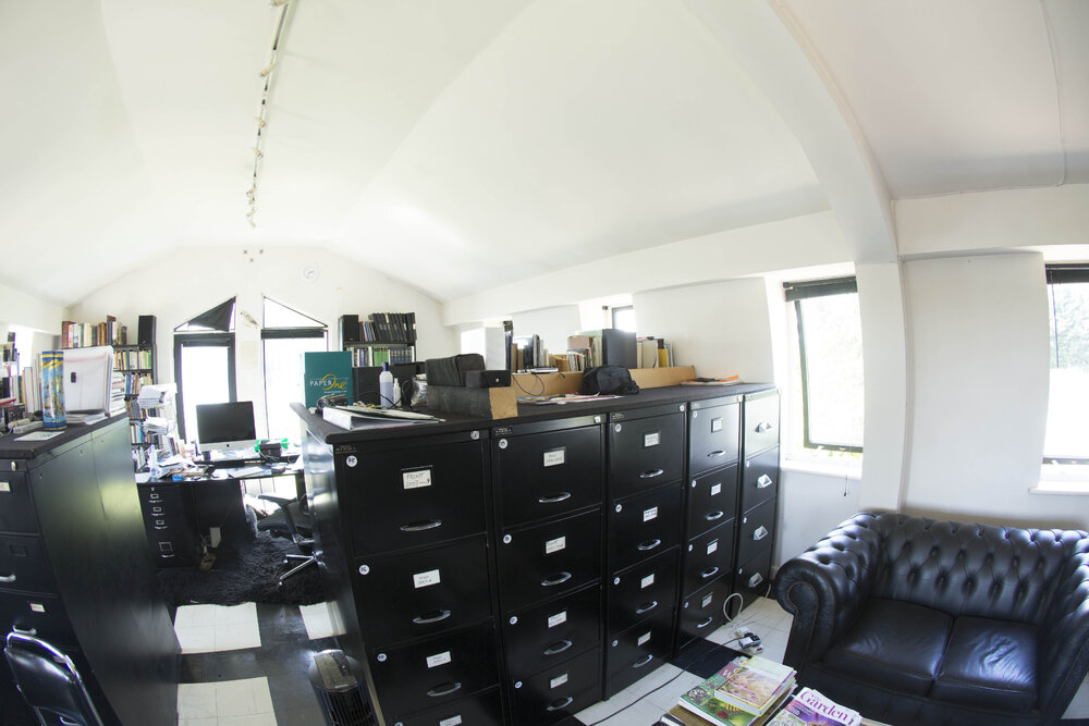 [Office interior]