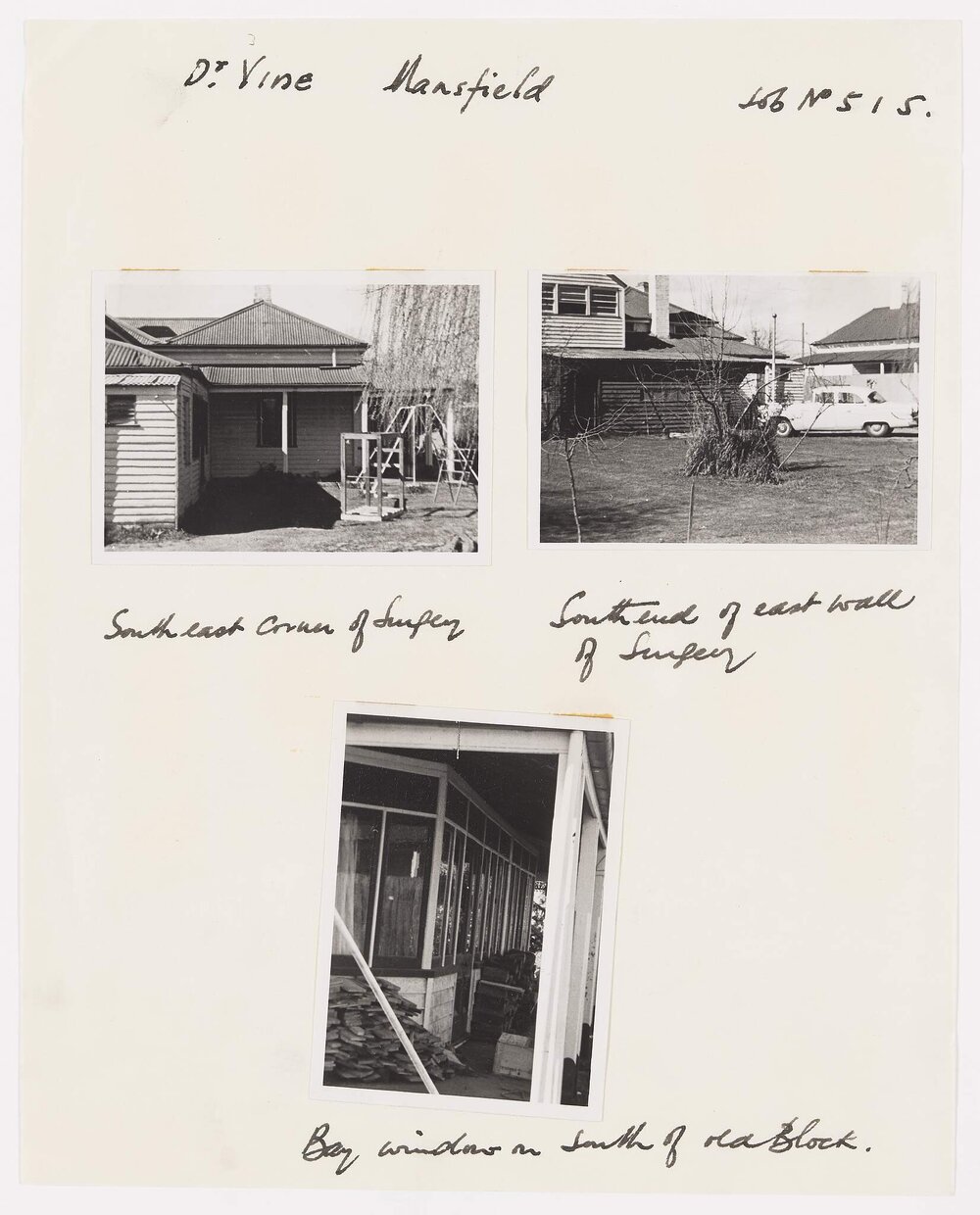 Residence for Dr Vine