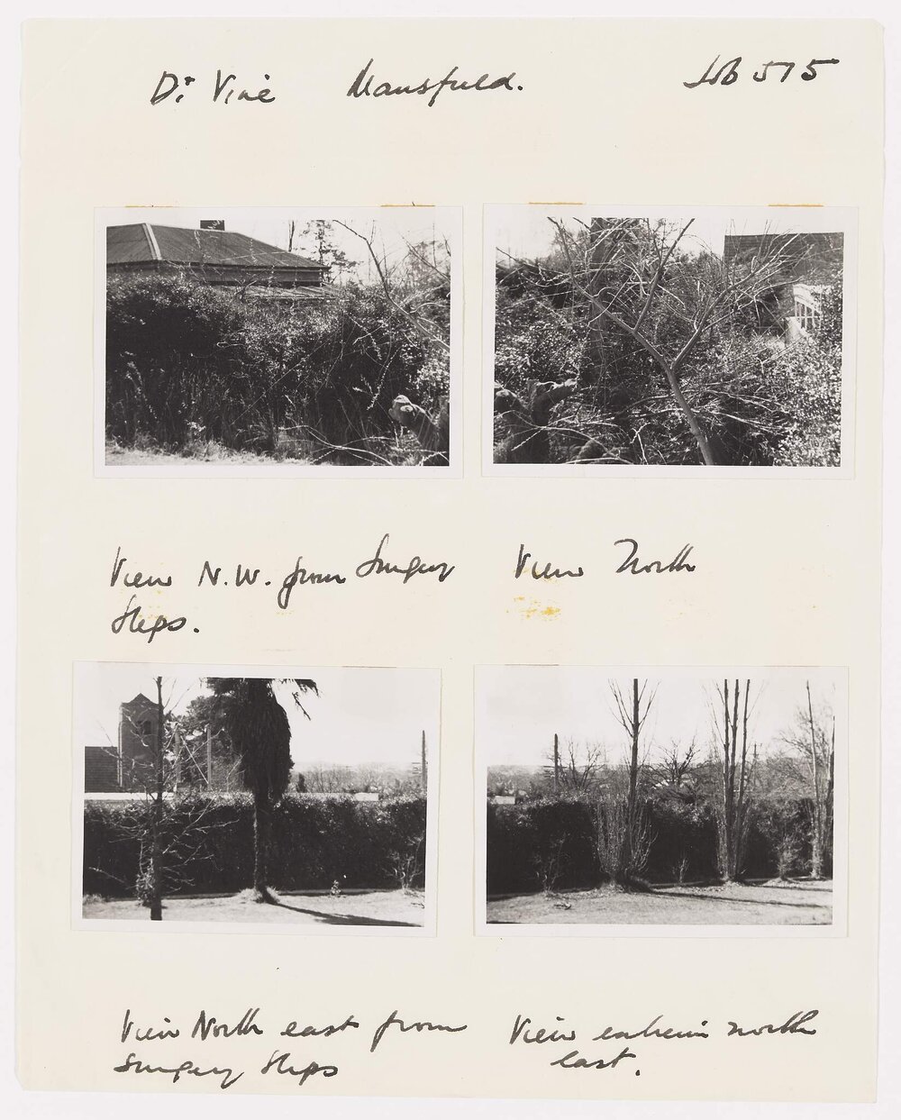 Residence for Dr Vine