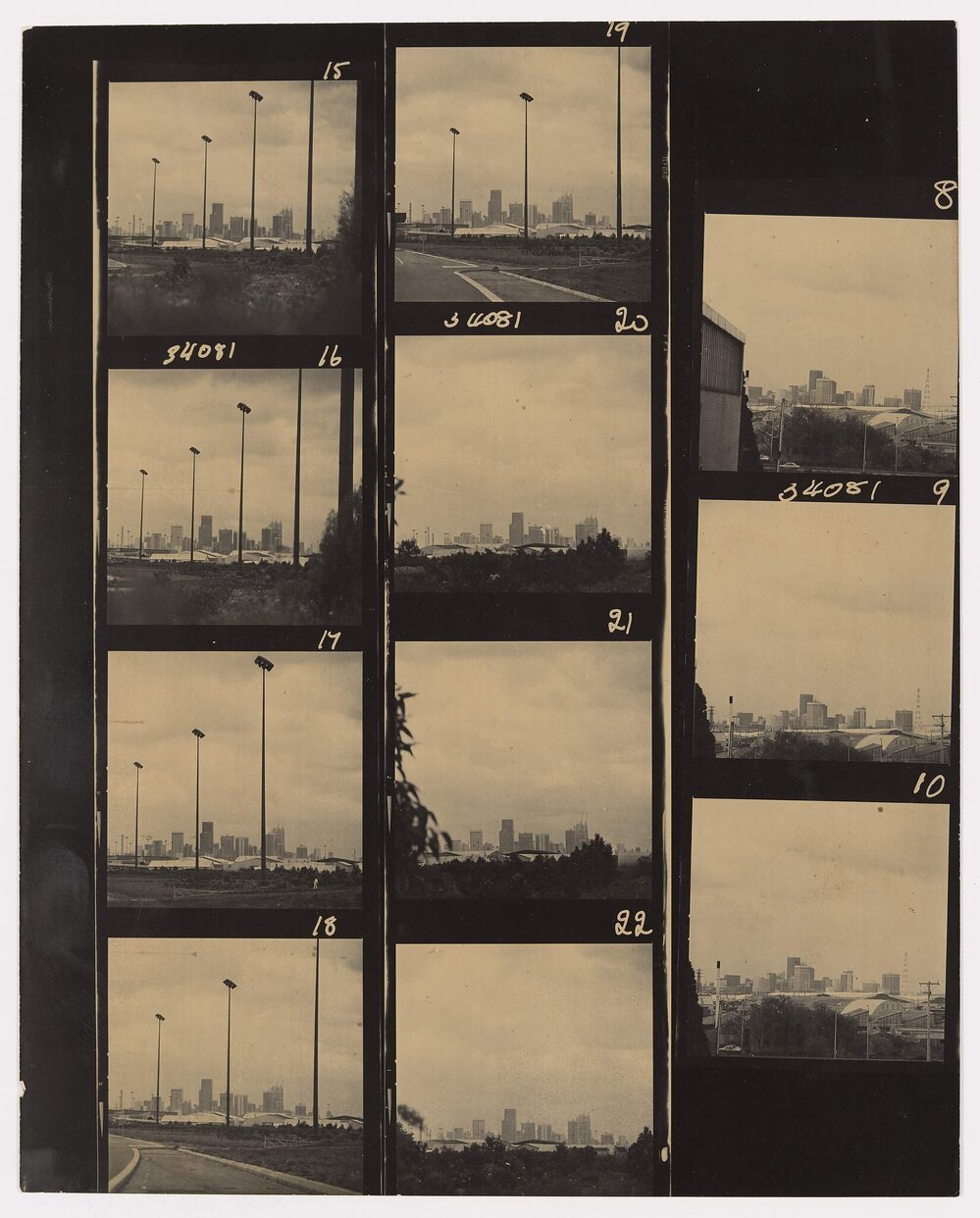 Melbourne skyline 1976