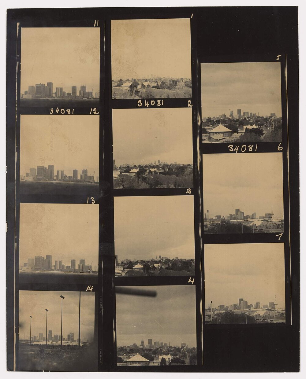 Melbourne skyline 1976