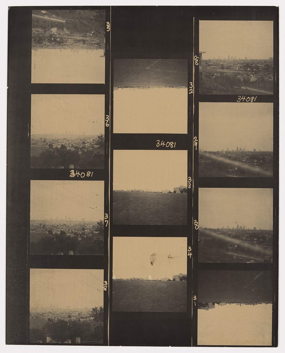 Melbourne skyline 1976