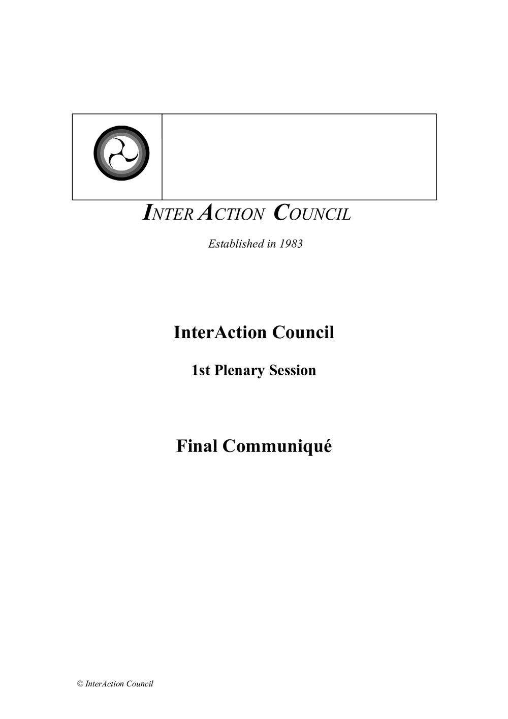 4. Communique