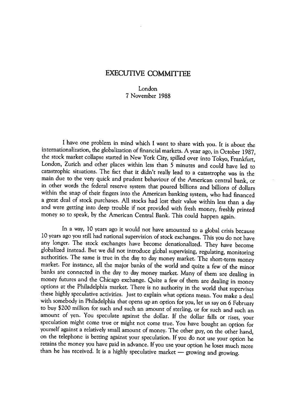 9. Schmidt Statemen- London Executive Committee