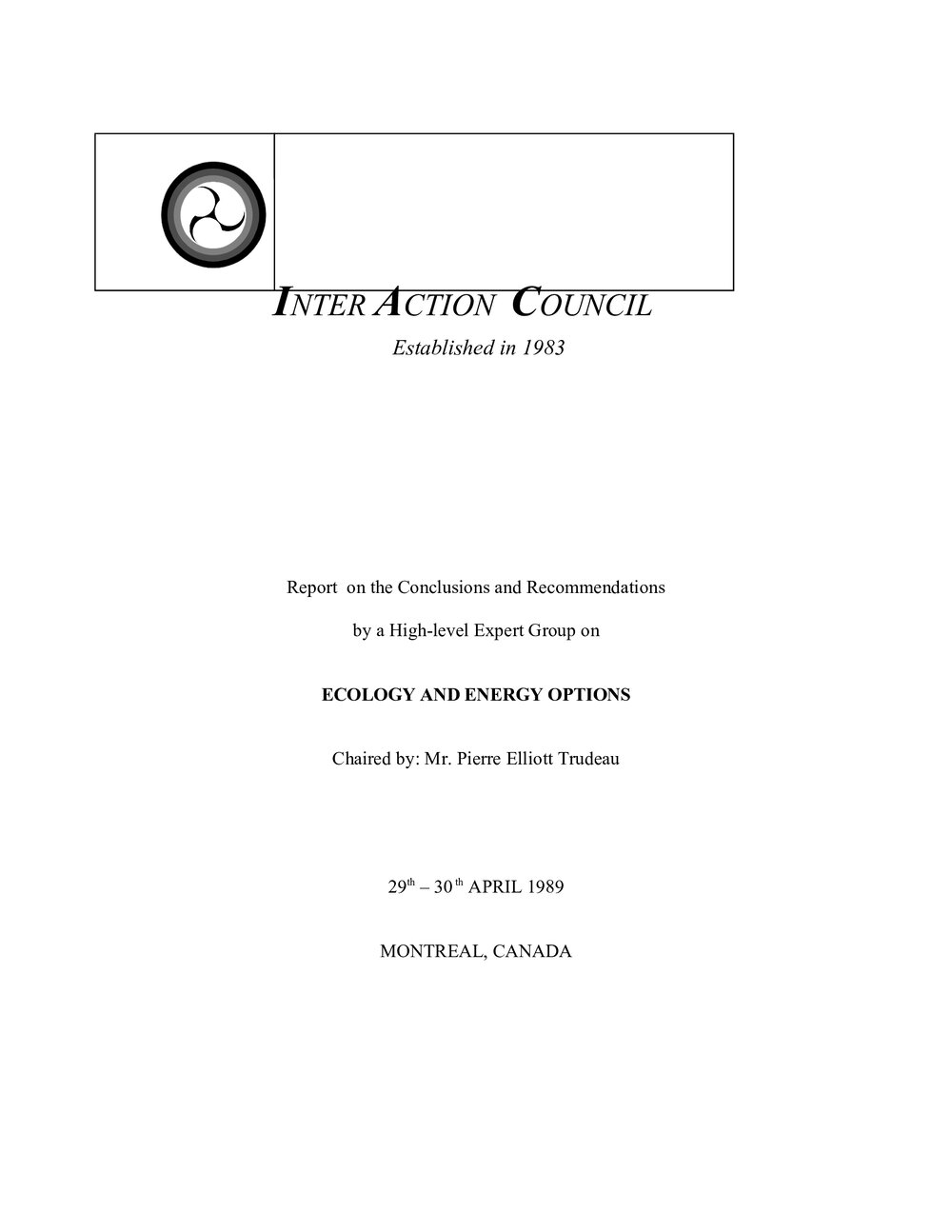 2a.EG [expert group] Report Ecology and Energy Options
