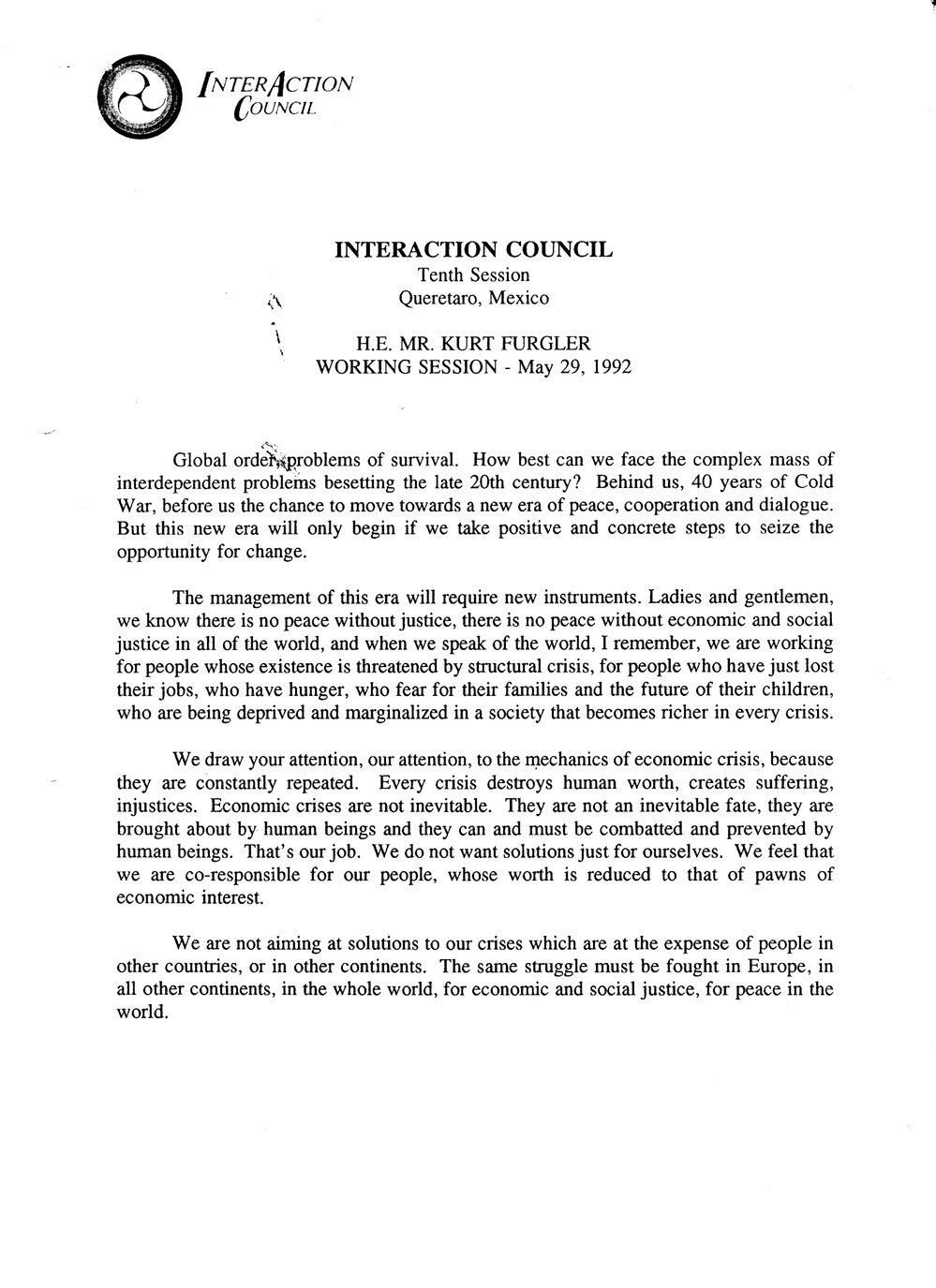 7. Furgler Statement