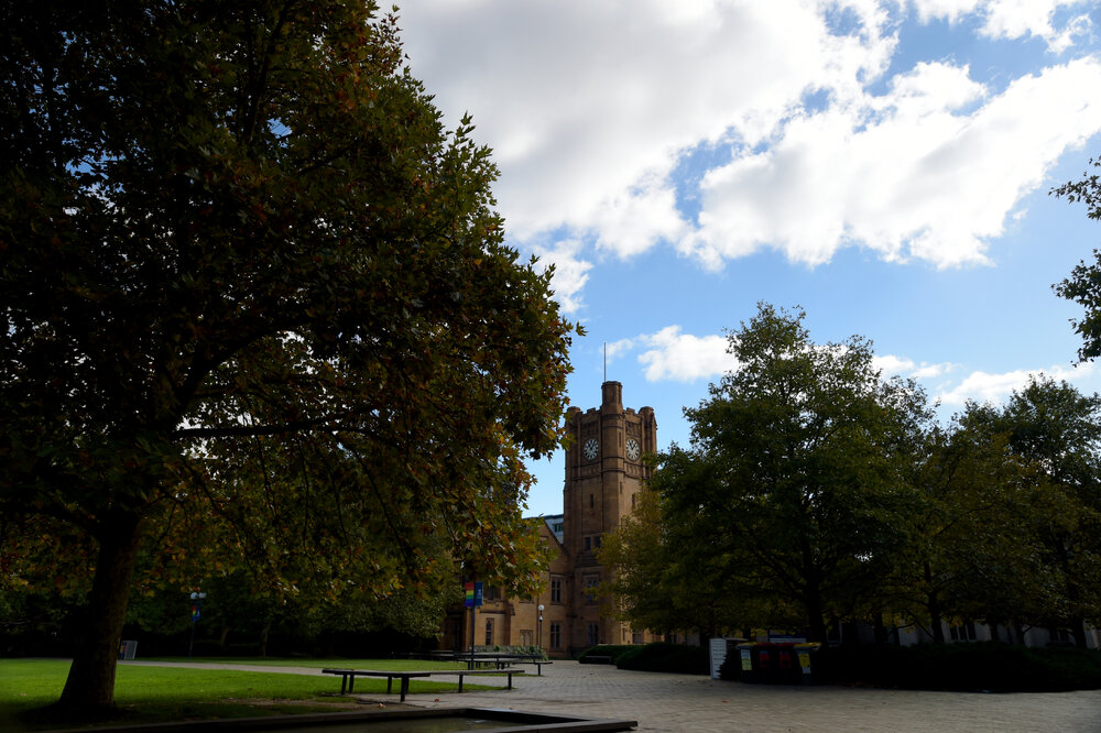 Parkville during COVID lockdown - Clocktower on Southlawn