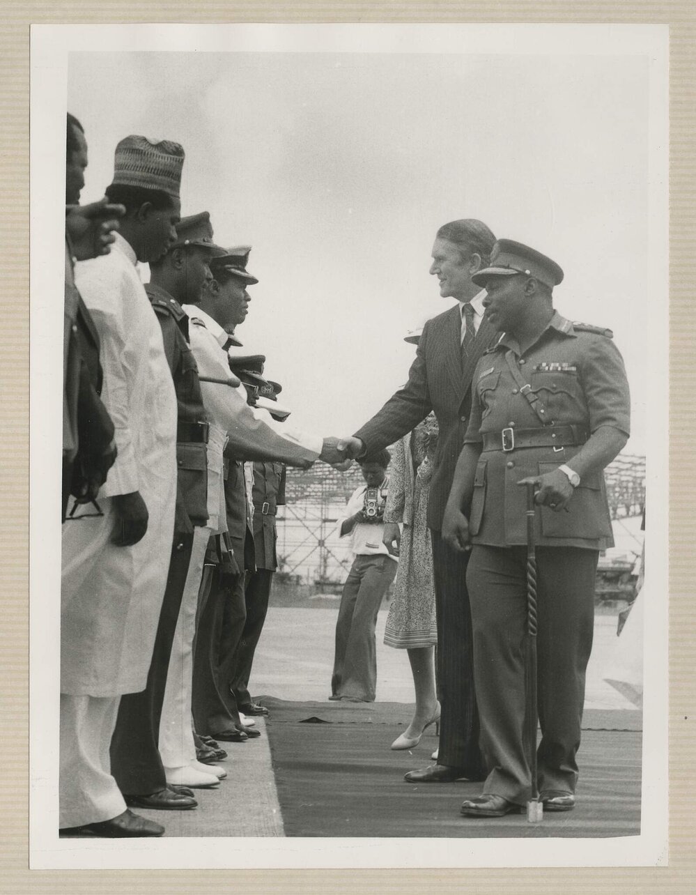 [Malcolm Fraser's Prime Ministerial visit to Nigeria]