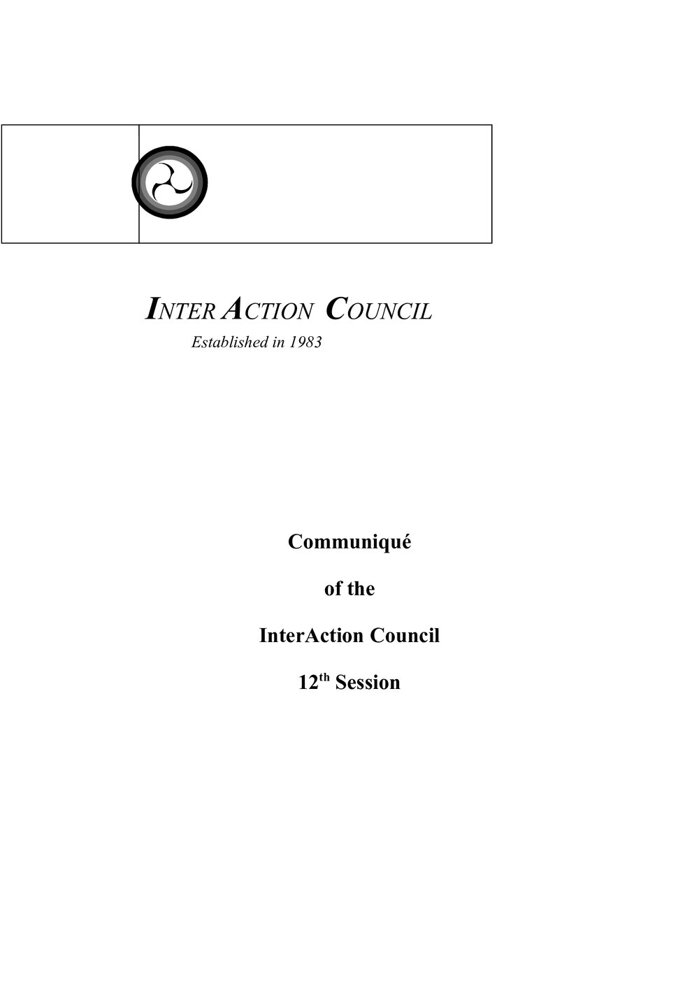 19. Dresden Communique