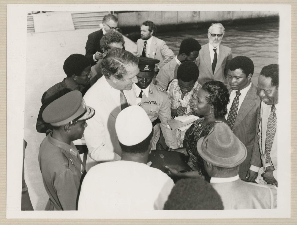 [Malcolm Fraser's Prime Ministerial visit to Nigeria]