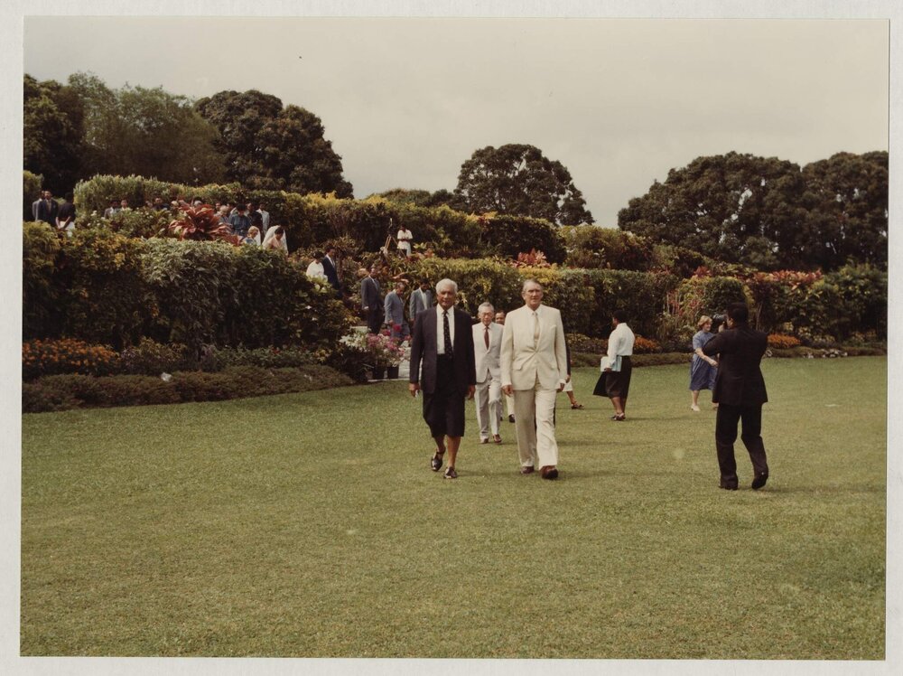 [Malcolm Fraser's Prime Ministerial visit to Fiji]