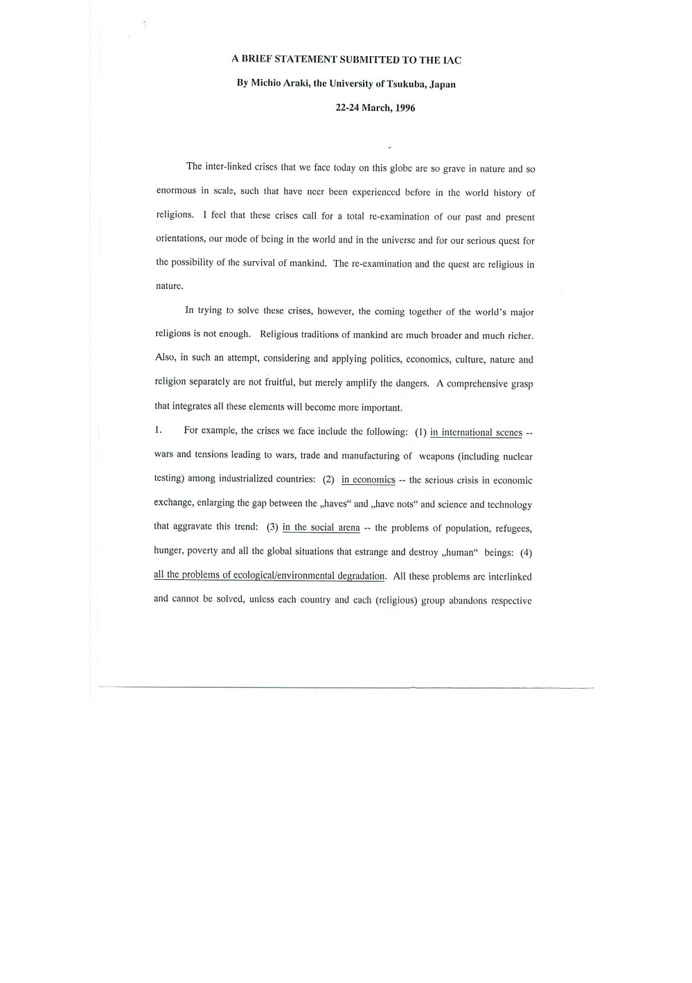 2b. Araki - Statement