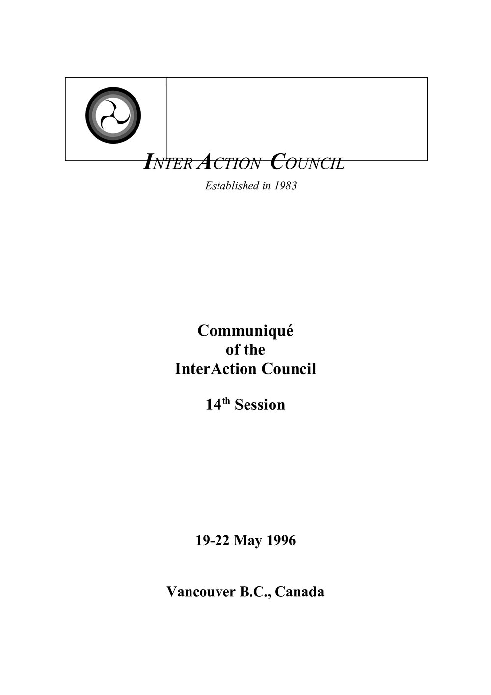 6. Vancouver Communique