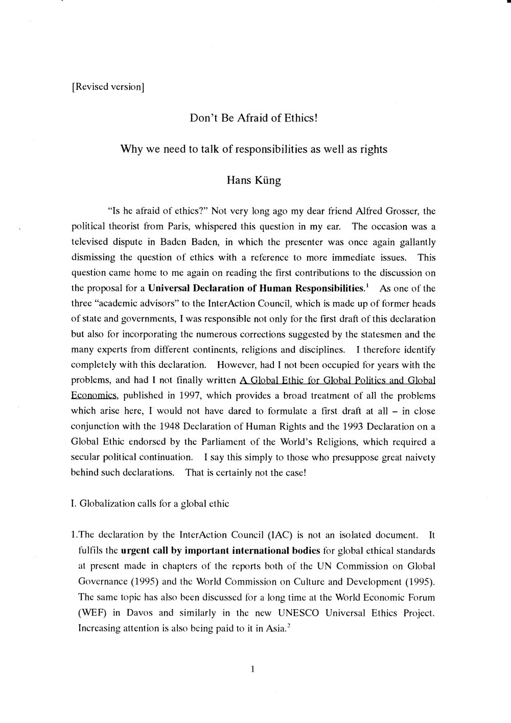 3l. Kung - Don`t be afraid of Ethics