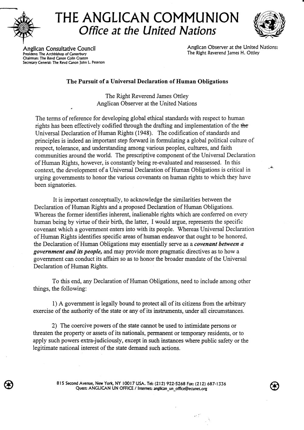 3o. Ottley - Human Obligations