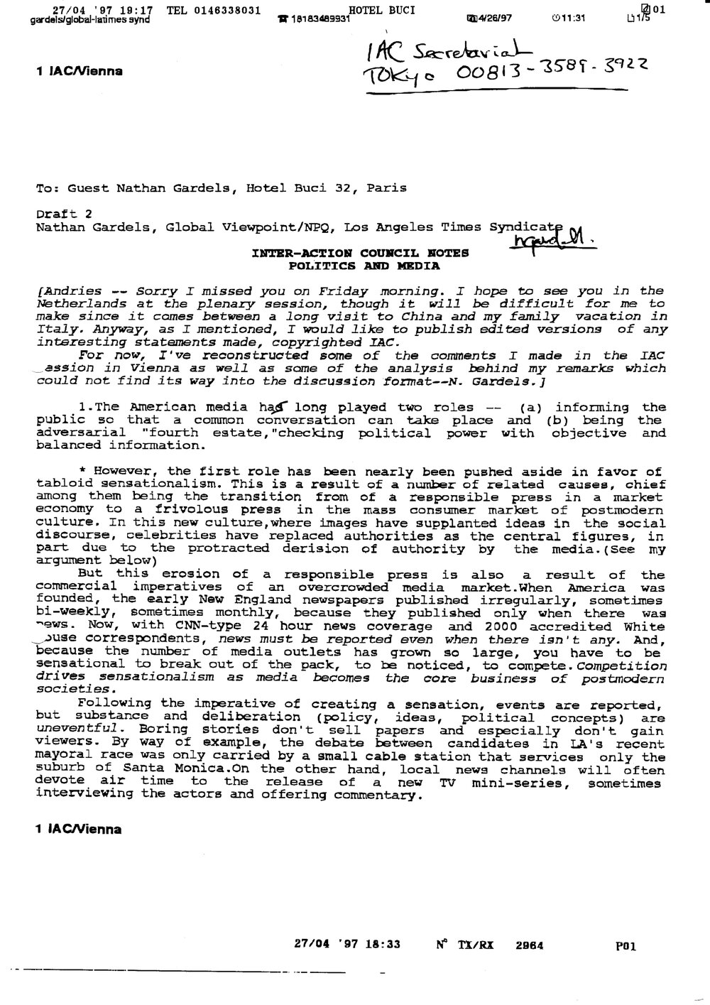 4b. Gardels Politics &amp; Media