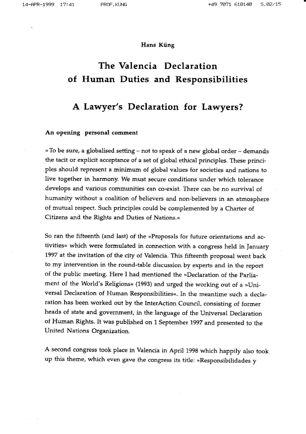 3c. Kung - Valencia Declaration