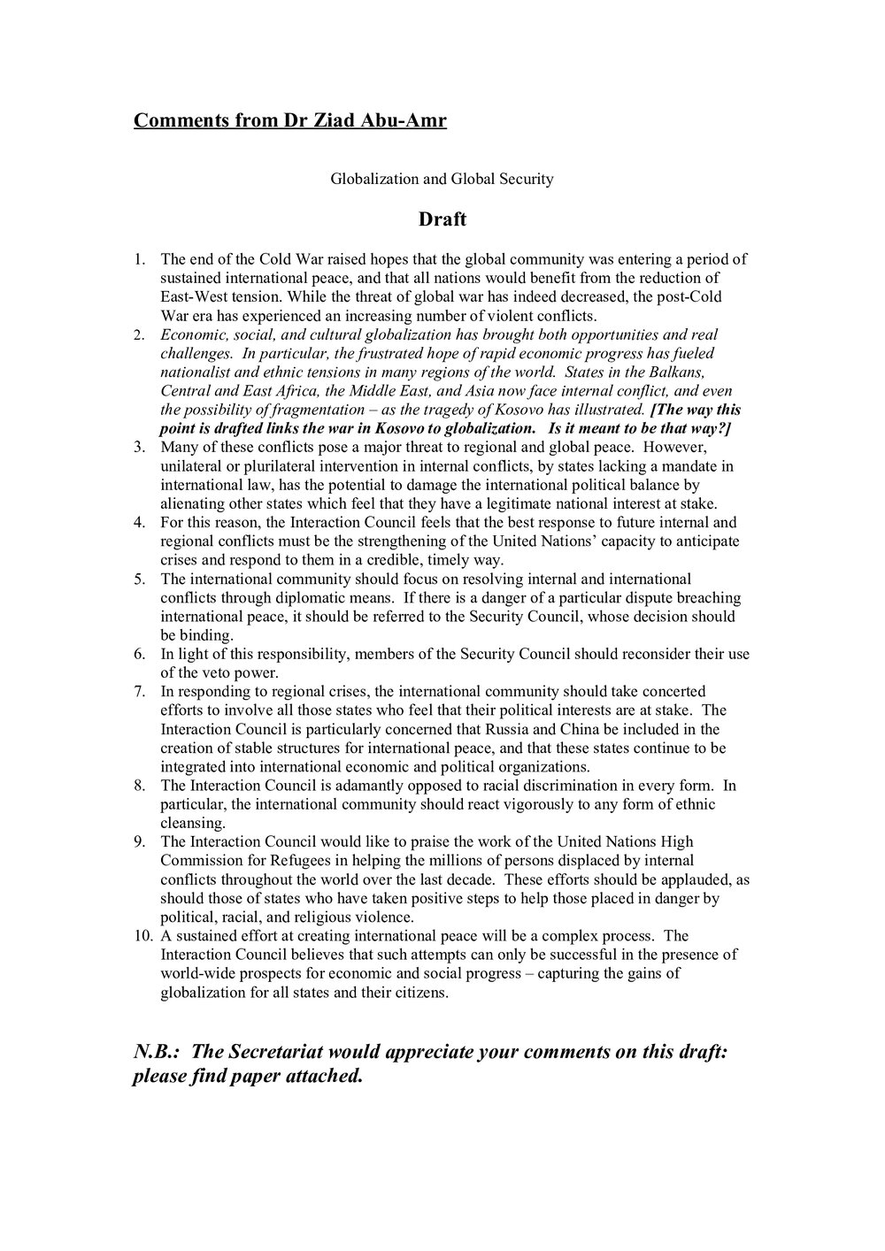 6a. Abu Amr - Globalization - Abu Amr