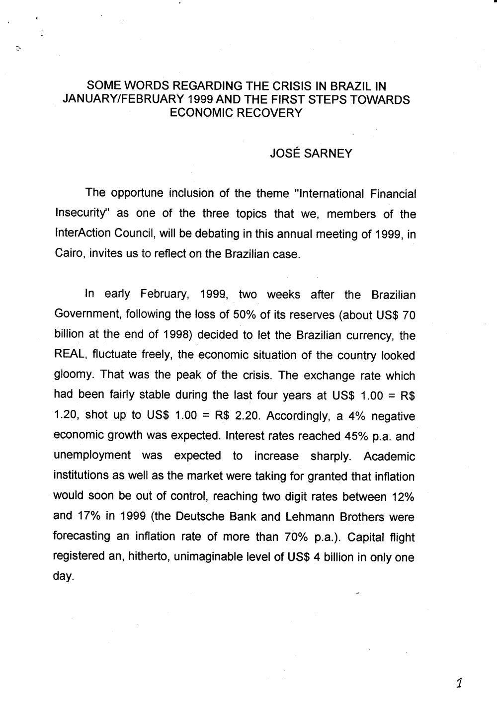 6f. Sarney - Brazilian Crisis