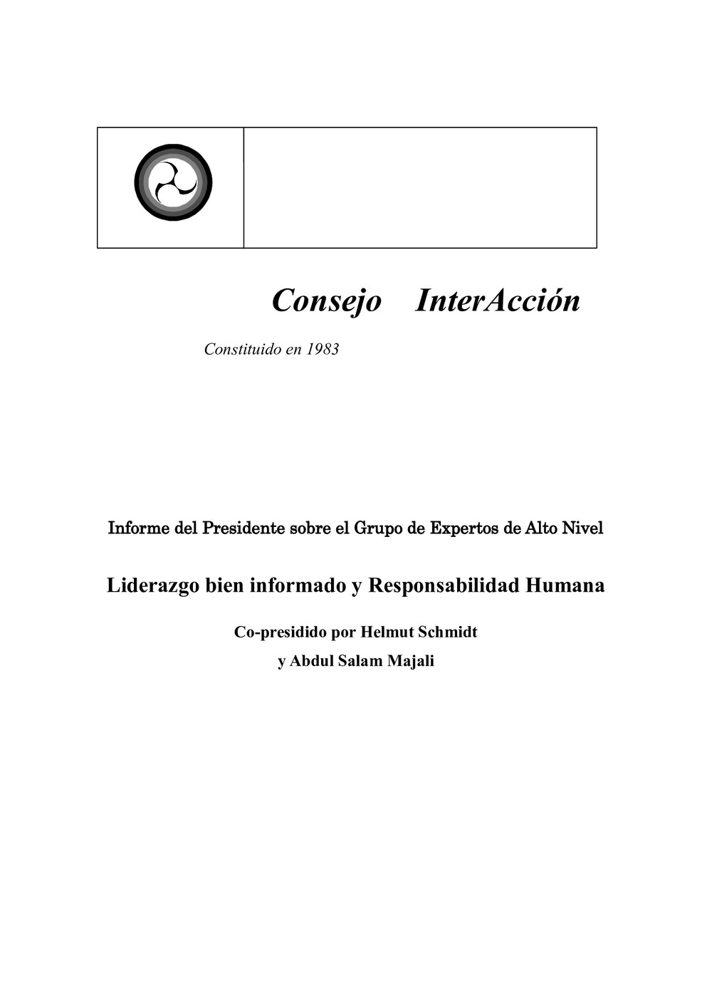 3c. EG [expert group] Report- Leadership (Spanish)