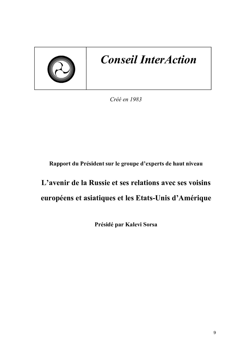 2b. EG [expert group] Report - Russia (French)