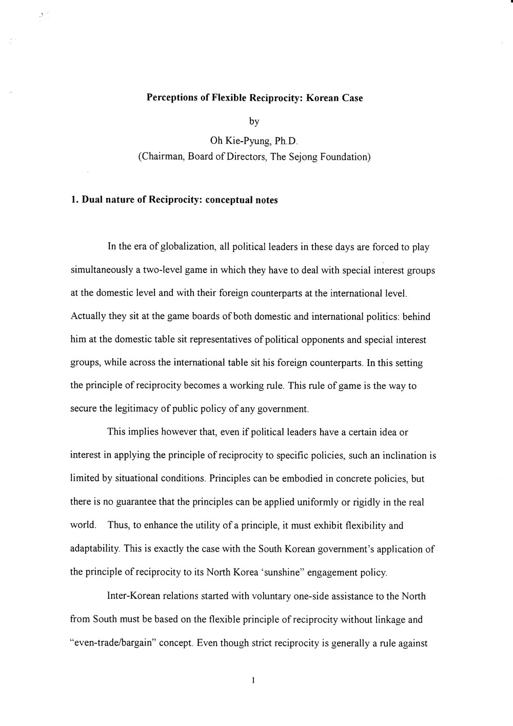 2o. Oh- Flexible Reciprocity