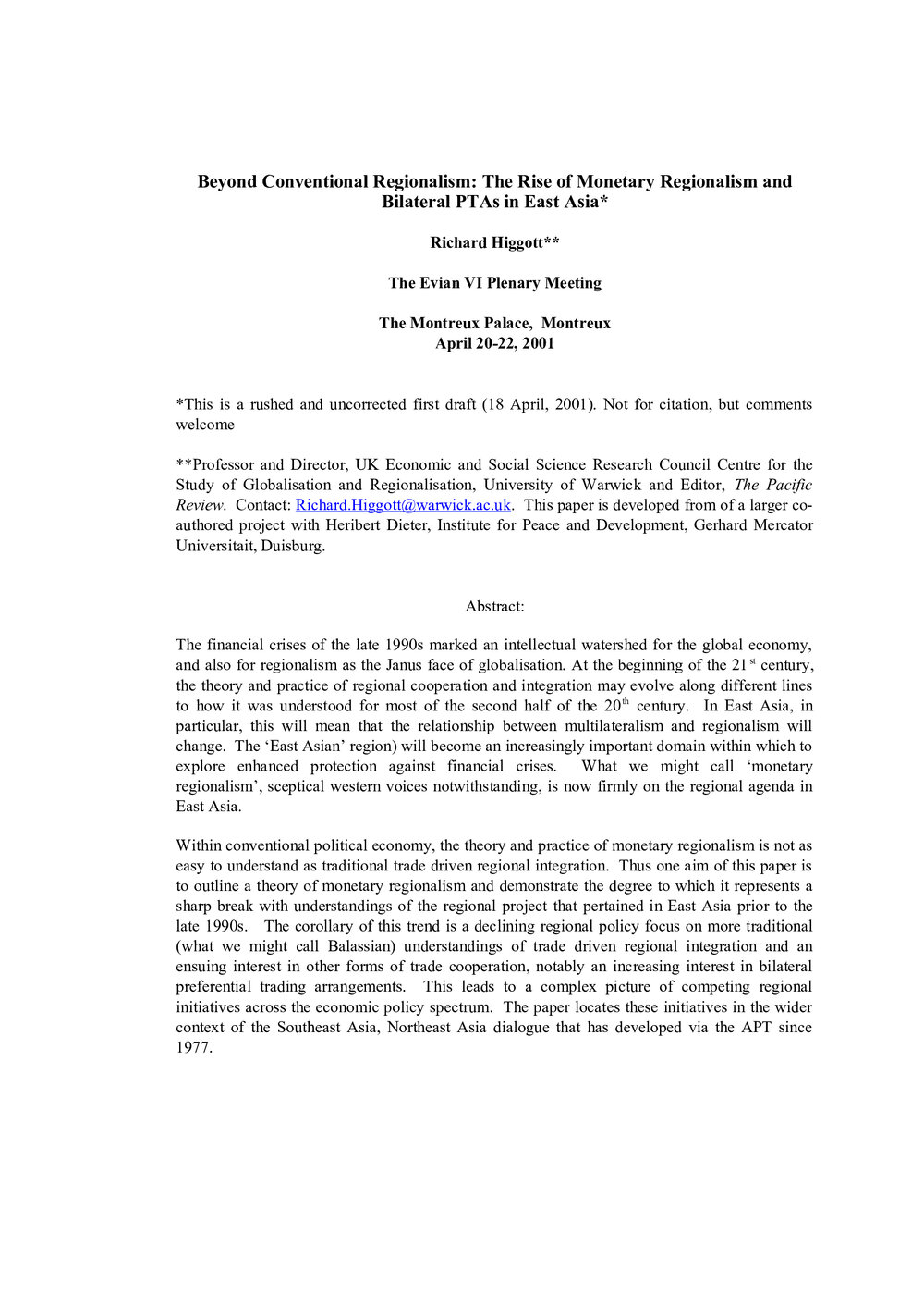 2s. Higgot - Monetary Regionalism in Asia