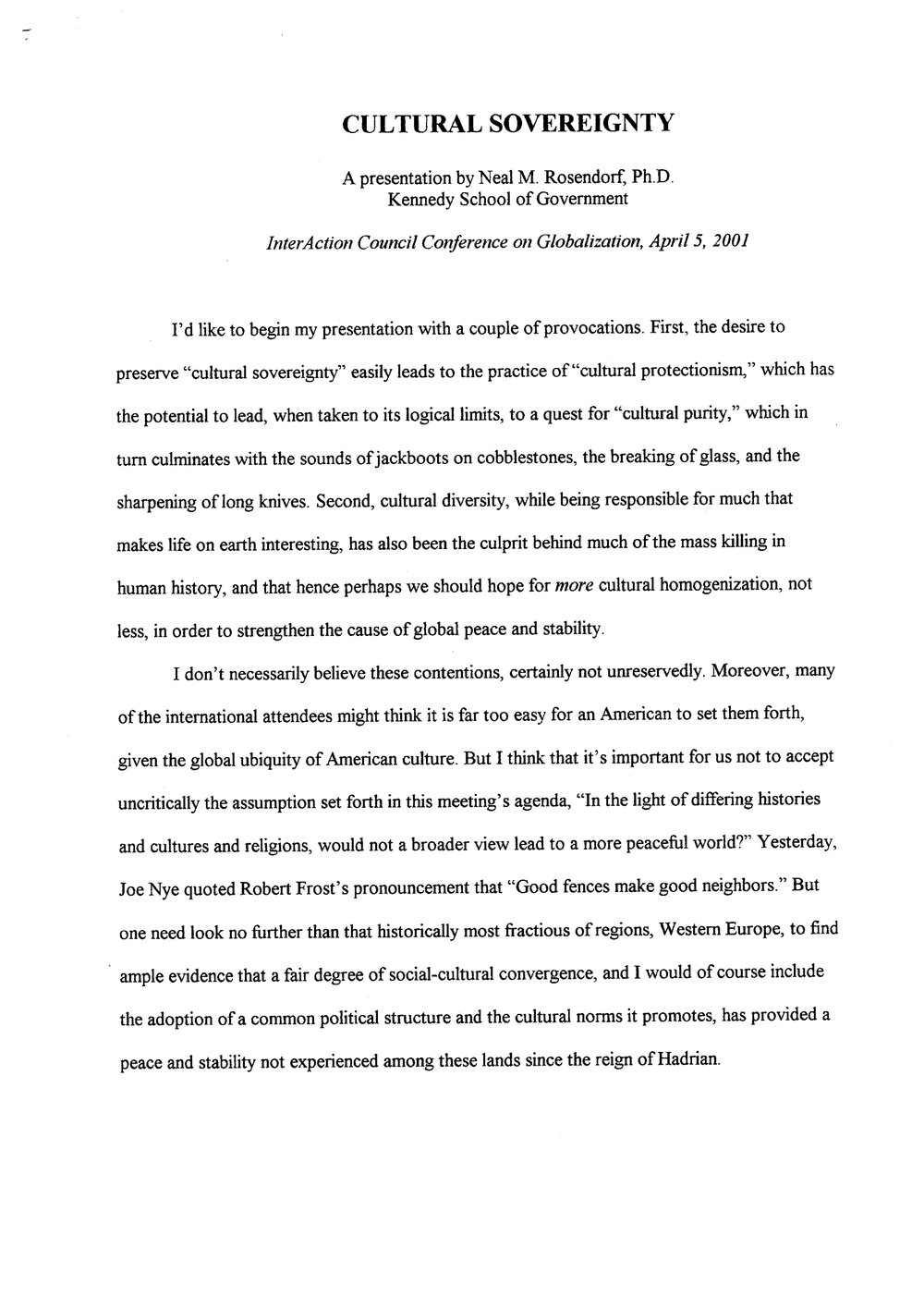 3g. Rosendorf-Cultural Sovereignty