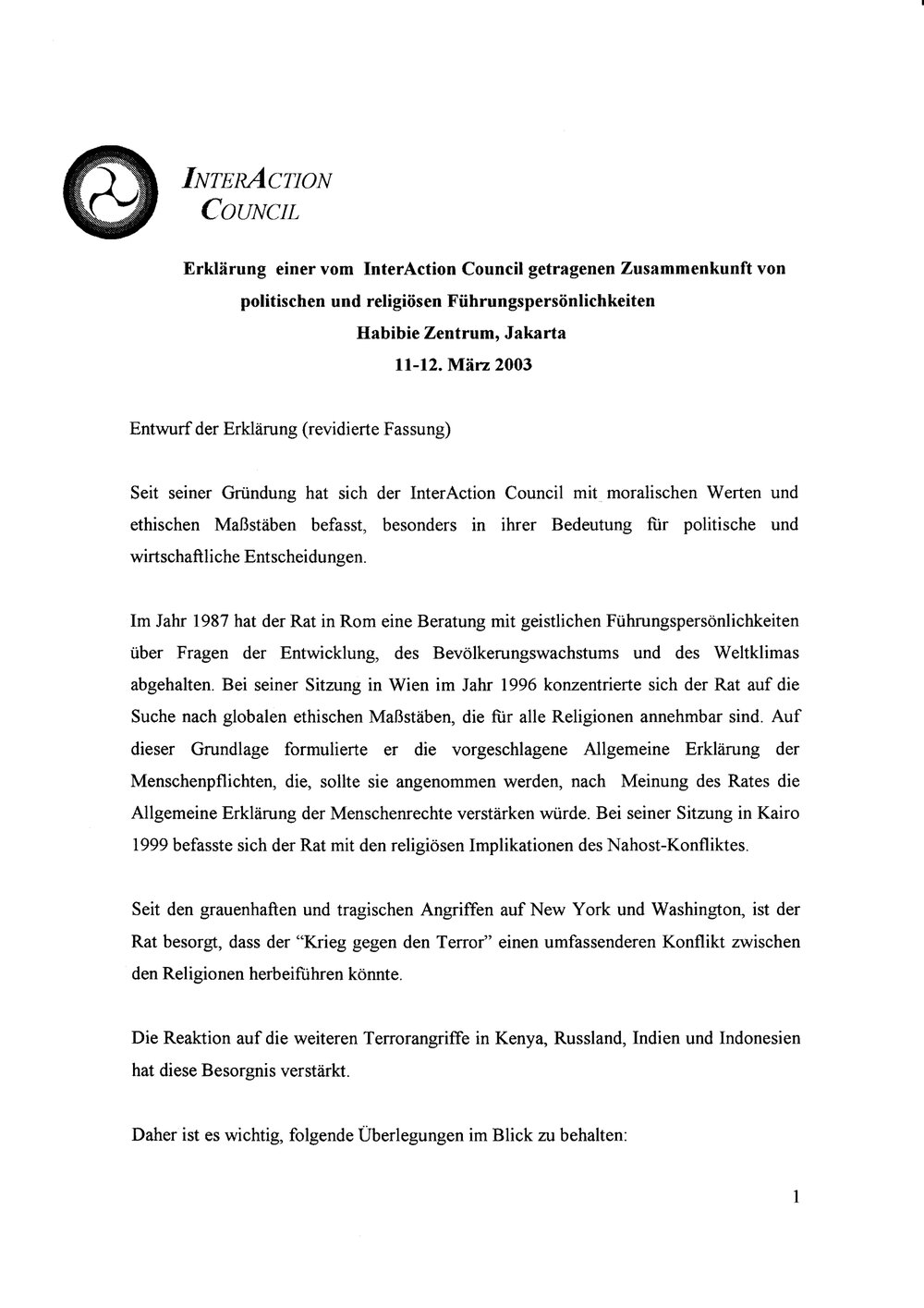 2f. Jakarta Declaration (German)