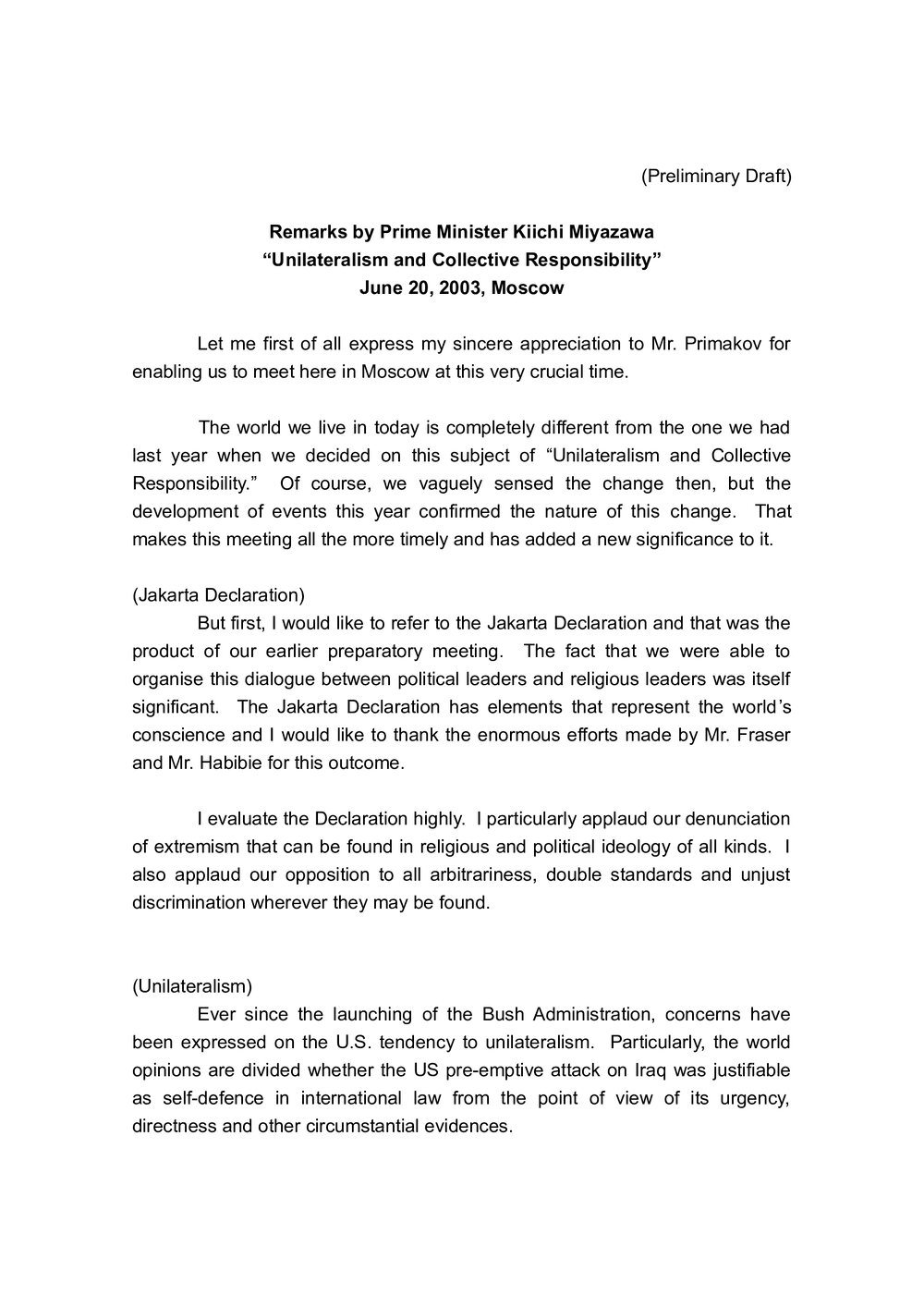 7. Miyazawa statement